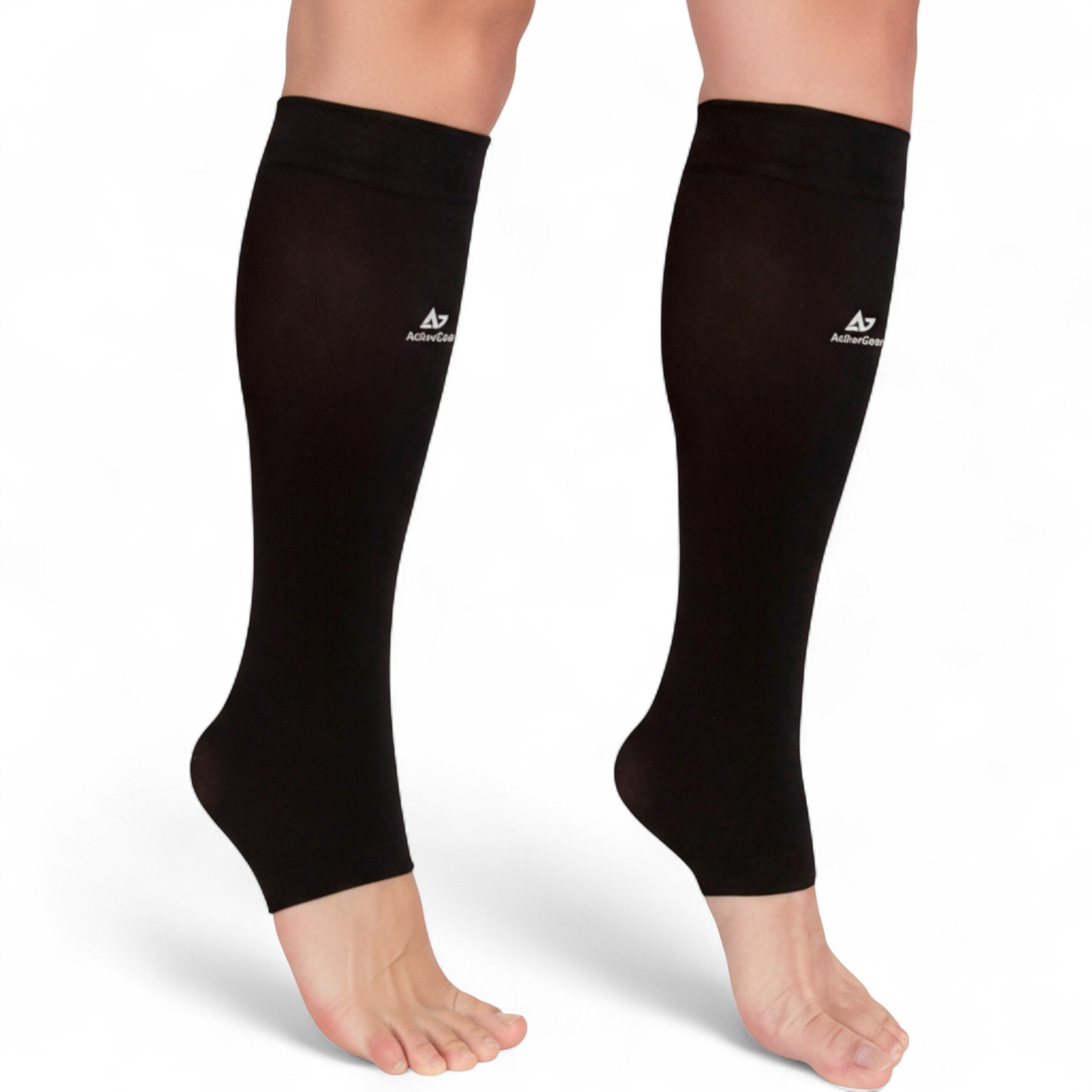 Open Toe Ankle Calf Sleeve Stocking