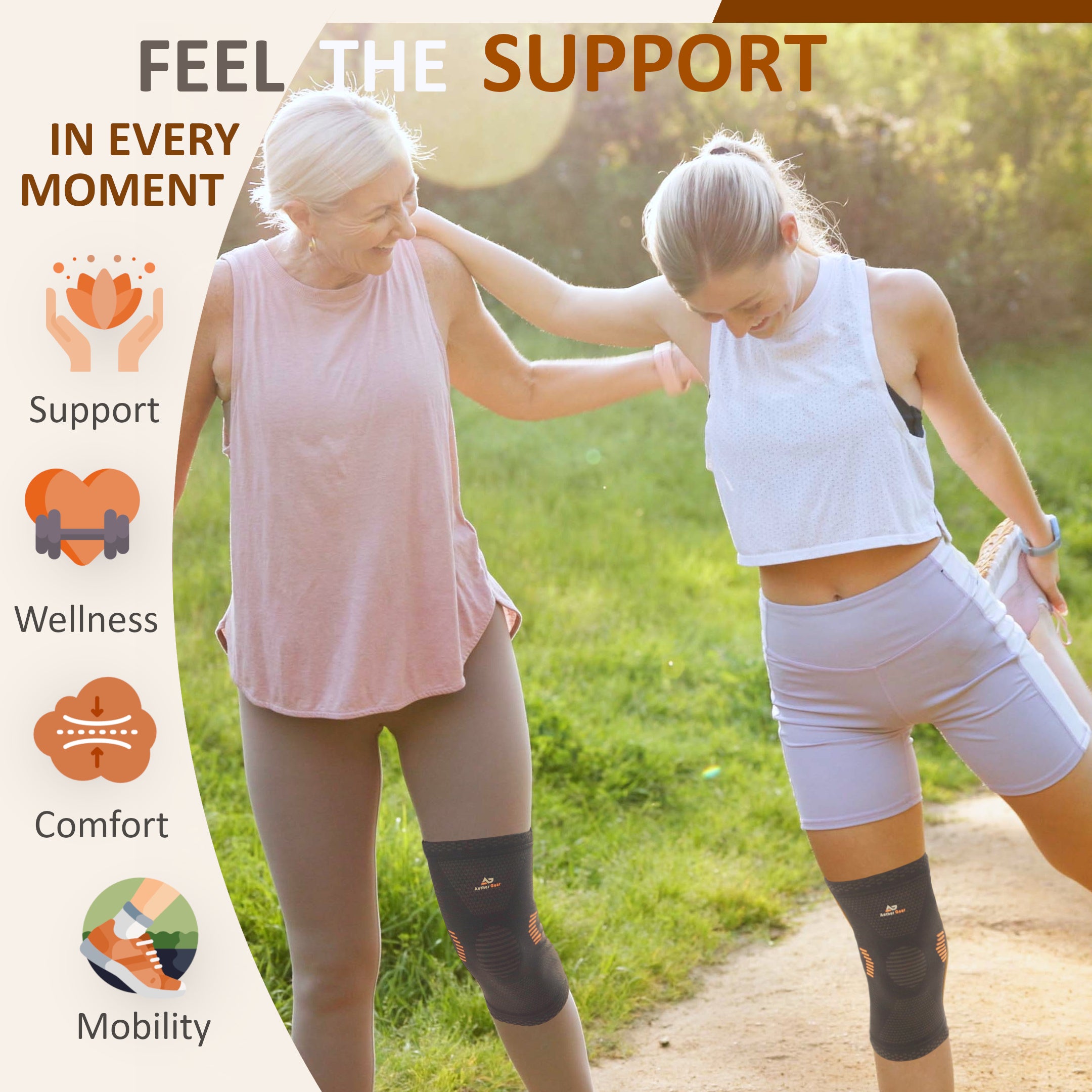 AetherGear Knee Brace Support Sleeve